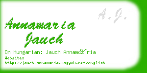 annamaria jauch business card